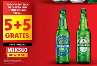 Lidl PIWO W BUTELCE HEINEKEN LUB HEINEKEN 0%, 500 ML oferta