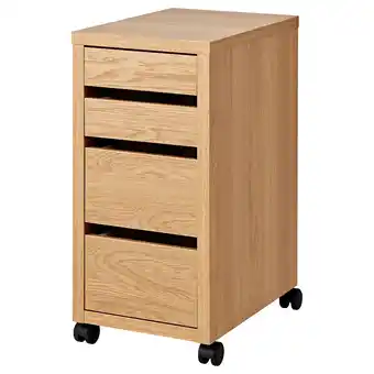 IKEA Micke Komoda na kółkach, imit. dębu, 35x75 cm oferta