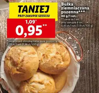 Lidl Bułka ziemniaczana pszenna 80 g/1 szt. oferta