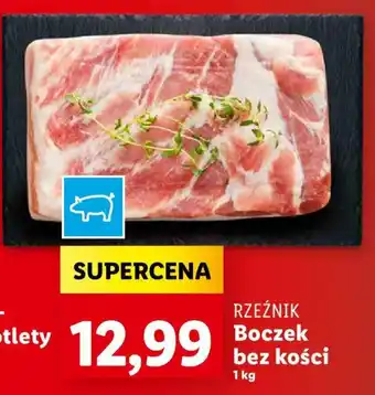 Lidl Boczek bez kości 1 kg oferta