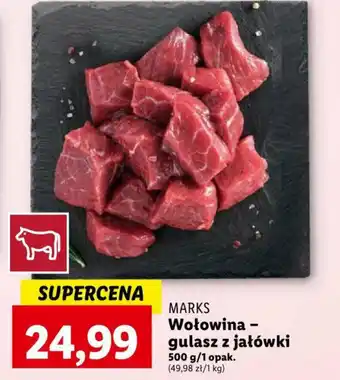 Lidl Wołowina - gulasz z jałówki 500 g/1 opak. oferta