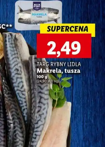 Lidl Makrela, tusza 100 g oferta
