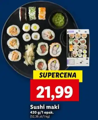 Lidl Sushi maki 420 g/1 opak. oferta