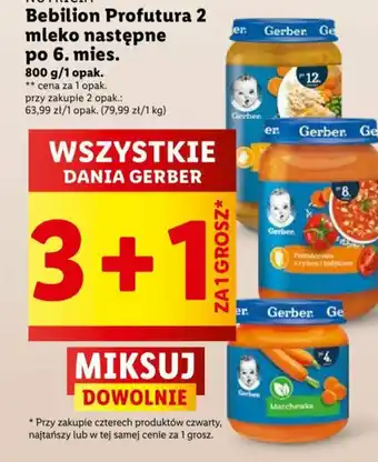 Lidl WSZYSTKIE DANIA GERBER oferta