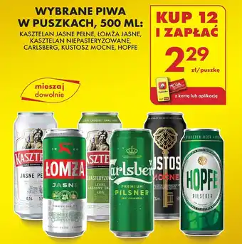 Biedronka WYBRANE PIWA W PUSZKACH, 500 ML oferta