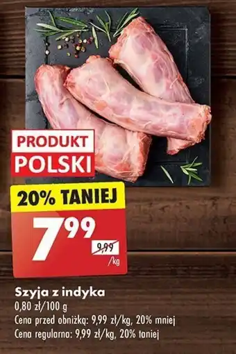 Biedronka Szyja z indyka 1 kg oferta