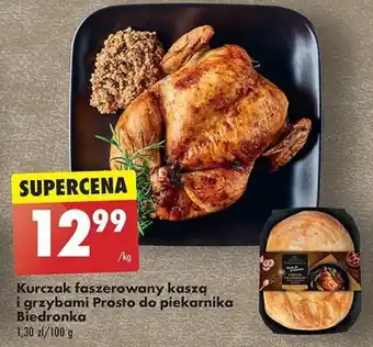 Biedronka Kurczak faszerowany kaszą i grzybami Prosto do piekarnika Biedronka 1 kg oferta