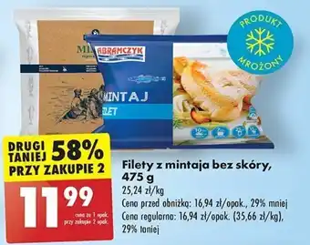 Biedronka Filety z mintaja bez skóry, 475 g oferta