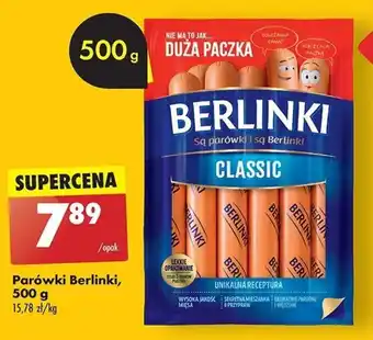 Biedronka Parówki Berlinki, 500 g oferta
