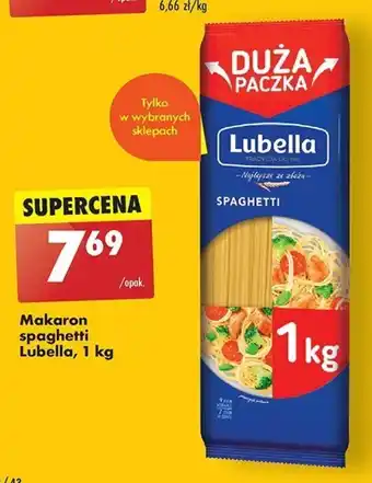 Biedronka Makaron spaghetti Lubella, 1 kg oferta