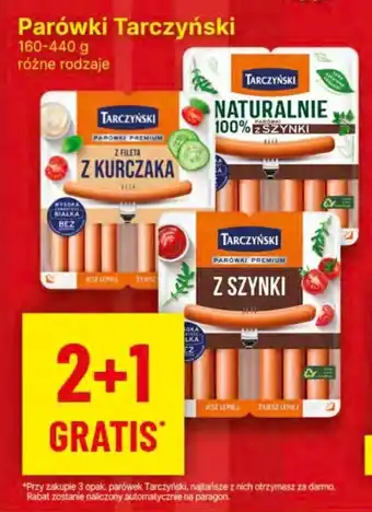 Delikatesy Centrum Parówki Tarczyński 160-440 g oferta