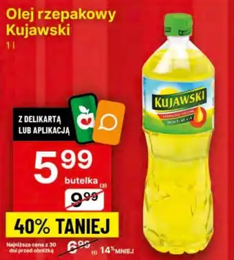 Delikatesy Centrum Olej rzepakowy Kujawski 1 l oferta