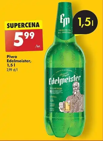 Biedronka Piwo Edelmeister, 1,5 l oferta