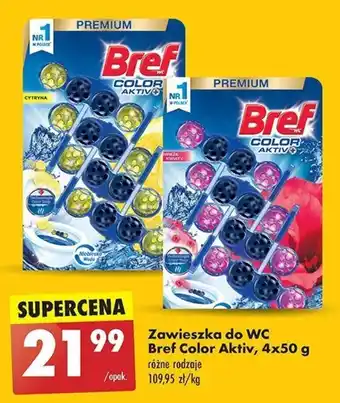 Biedronka Zawieszka do WC Bref Color Aktiv, 4 x 50 g oferta
