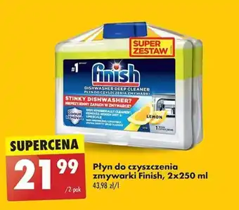 Biedronka Płyn do czyszczenia zmywarki Finish, 2 x 250 ml oferta