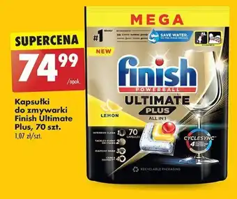 Biedronka Kapsułki do zmywarki Finish Ultimate Plus, 70 szt. oferta