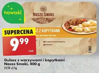 Biedronka Gulasz z warzywami i kopytkami Nasze Smaki, 400 g oferta