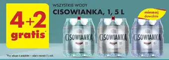 Biedronka WSZYSTKIE WODY CISOWIANKA, 1,5 L oferta