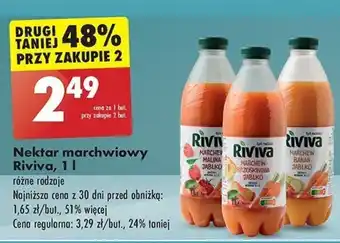 Biedronka Nektar marchwiowy Riviva, 1 l oferta