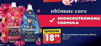 Biedronka Płyn do płukania Coccolino, 870 ml oferta