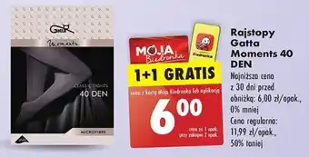 Biedronka Rajstopy Gatta Moments 40 DEN oferta