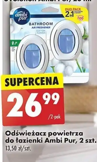 Biedronka Odświeżacz powietrza do łazienki Ambi Pur, 2 szt. oferta