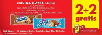 Biedronka CIASTKA JEŻYKI, 140 G oferta