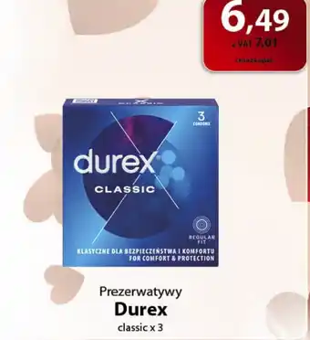 Eurocash Prezerwatywy Durex classic x 3 oferta