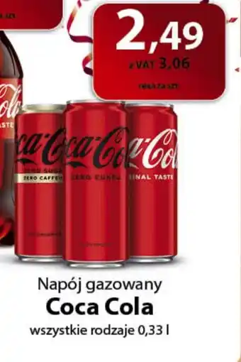 Eurocash Napój gazowany Coca Cola 0,33 l oferta
