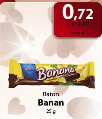 Eurocash Baton Banan 25 g oferta