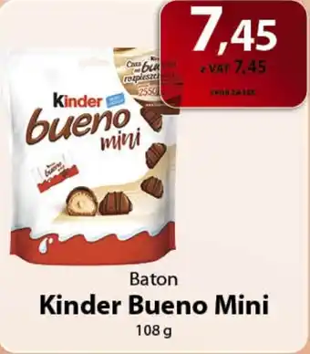 Eurocash Baton Kinder Bueno Mini 108 g oferta