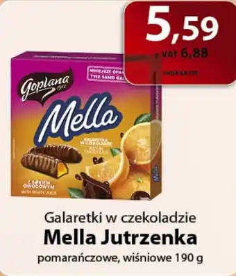 Eurocash Galaretki w czekoladzie Mella Jutrzenka 190 g oferta