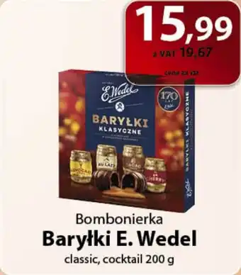 Eurocash Bombonierka Baryłki E. Wedel 200 g oferta