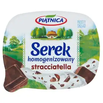 Topaz Piątnica serek homogenizowany stracciatella 150 g oferta