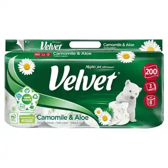Topaz Velvet camomile & aloe papier toaletowy 10 rolek oferta