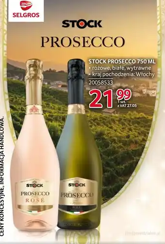 Selgros Prosecco stock oferta