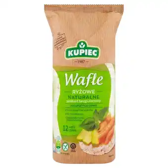 Carrefour Kupiec wafle ryżowe naturalne 120 g (12 sztuk) oferta