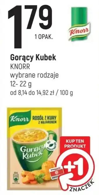Intermarche Gorący Kubek KNORR 12-22g oferta