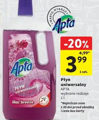 Intermarche Płyn uniwersalny APTA 1l oferta