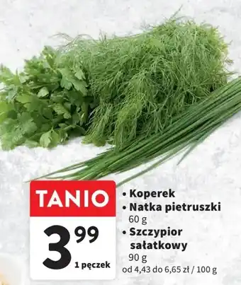 Intermarche Koperek/Natka pietruszki 60 g/Szczypior sałatkowy 90 g oferta