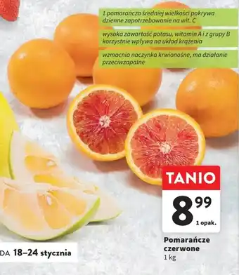 Intermarche Pomarańcze czerwone 1 kg oferta