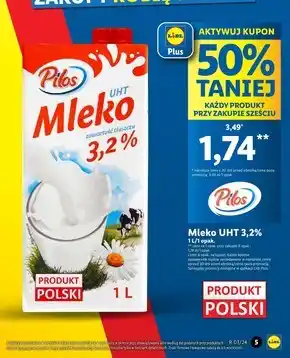 Lidl Mleko pilos oferta