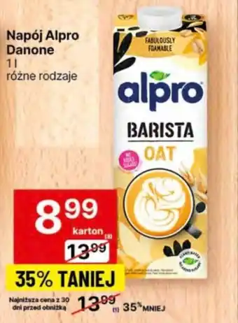 Delikatesy Centrum Napój Alpro Danone 1 l oferta