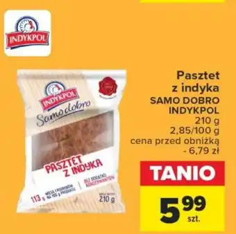 Pasztet z indyka SAMO DOBRO INDYKPOL 210 g
