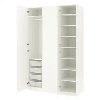 IKEA Pax / forsand Szafa, biały/biały, 150x60x236 cm oferta