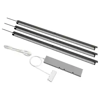 IKEA Översidan / trÅdfri Zestaw oświetl, ciemnoszary oferta