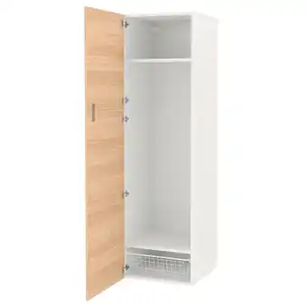 IKEA Enhet Regał, biały/imit. dębu, 60x62x210 cm oferta