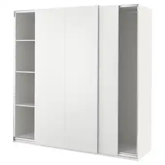 IKEA Pax / hasvik Szafa, biały/biały, 200x66x201 cm oferta