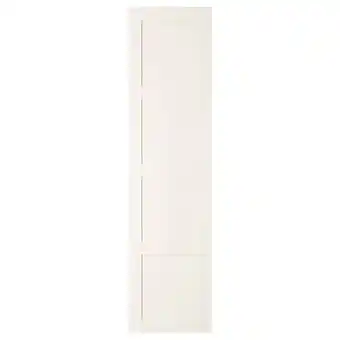 IKEA Bergsbo Drzwi z zawiasami, biały, 50x195 cm oferta