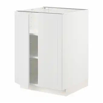 IKEA Metod Szafka stj/półki/2 drzwi, biały/stensund biały, 60x60 cm oferta